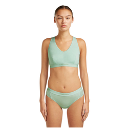 Icebreaker Merino Blend 125 Cool-Lite Sprite Womens Racerback Bra - Mint