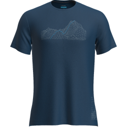 Icebreaker Merino Blend 125 Cool-Lite Sphere Mens Short Sleeve T-Shirt - Beta - Atlantis