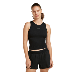 Icebreaker Merino 150 Active Womens Cropped Bra -Tank - Black