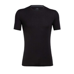 Icebreaker Merino Anatomica SS Mens Crewe T-Shirt - Black