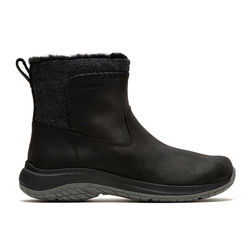 Merrell Encore Ice 5 Womens Mid Zip Snow Hiking Boots - Black