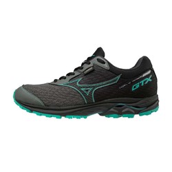 Mizuno Wave Rider 22 GTX Womens Waterproof Trail Running Shoes - Gunmetal/Black/Billiard