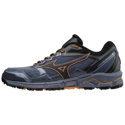 Mizuno Wave Daichi 3 Mens Trail Running Shoes - Folkstone Gray/Black/F.O