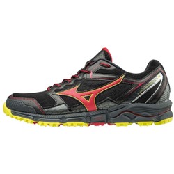 Mizuno Wave Daichi 3 Mens Trail Running Shoes - Black/Formula One/Flash