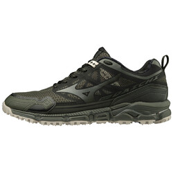 Mizuno Wave Daichi 4 Mens Trail Running Shoes - Forest Night/Silver Cloud