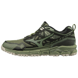 Mizuno Wave Daichi 4 Womens Running Trail Running Shoes - Olivine/Olivine/Silver Cloud
