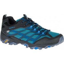Merrell Moab FST Waterproof Lightweight Hiking Shoes - Black/Blue