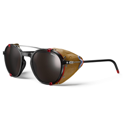 Julbo Legacy Reactiv Polarised 2-4 Mountaineering Sunglasses - Translucent Shiny Black/Red/Brown - L