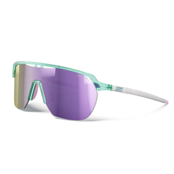 Julbo Frequency Spectron 3 CF Multisport Sunglasses - Shiny Translucent Light Green/Pink - M