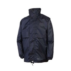 Rainbird Childrens Stowaway Waterproof Packable Rain Jacket - Navy