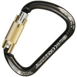Kong 411.YZ D Carbon Steel Auto Block X-Large Carabiner - Black