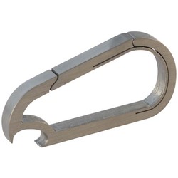 Bico Brush Finish Bottle Opener Carabiner