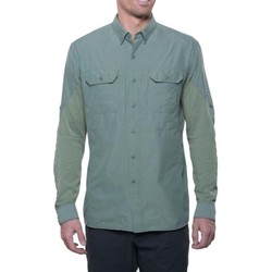 KUHL Airspeed Mens Long Sleeve Shirt- Agave Green