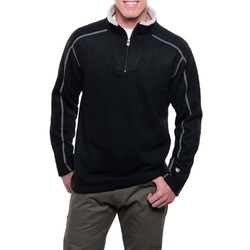 KUHL Europa 1/4 Zip Mens Fleece Jacket - Black