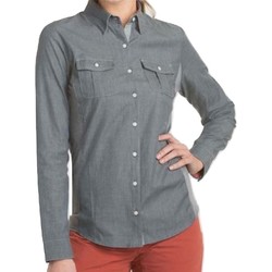 KUHL Kiley Long Sleeve Womens Shirt - Char/Lily
