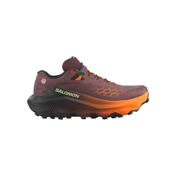 Salomon ULTRA GLIDE 4 Womens Trail Running Shoes - Huckleberry/Black/Red Orange
