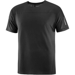 Salomon Sense Aero Mens Short Sleeve Running T-Shirt - Deep Black