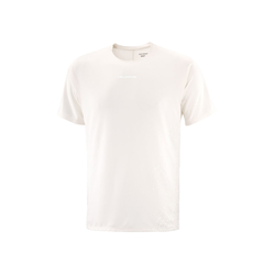 Salomon Sense Aero Graphic Mens Short Sleeve T-Shirt - Whisper White/Iron