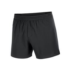 Salomon Sense Aero Stow 5in Mens Running Shorts - Deep Black