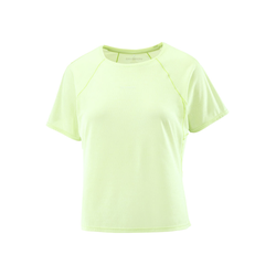 Salomon Shakeout Air Womens Cropped Running T-Shirt - Butterfly