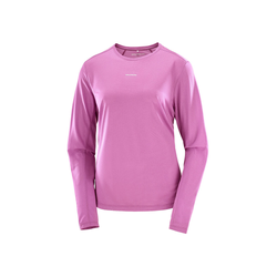 Salomon Shakeout Core Womens Long Sleeve T-Shirt - Iris Orchid