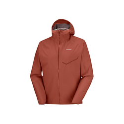 Salomon Bonatti Mens Waterproof Running Jacket - Burnt Umber