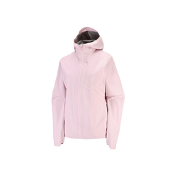 Salomon Bonatti Pro Womens Waterproof Running Jacket - Icy Pink