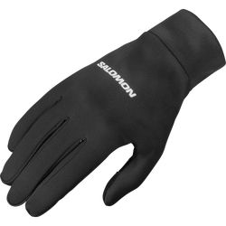 Salomon Tech Softshell Unisex Running Gloves - Deep Black - Deep Black