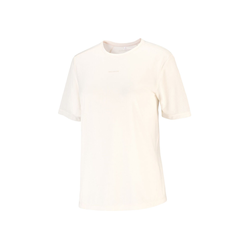 Salomon SHAKEout Core Graphic Short Sleeve Womens T-Shirt - Whisper White/Pink Frosting/Icy Pink