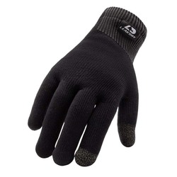 Leakdry Waterproof All Weather Ultra Grip Knitted Merino Wool Unisex Gloves - Black