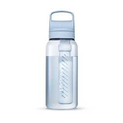 LifeStraw Go 2.0 Stainless Steel Water Filtration Bottle - 1L - Icelandic Blue