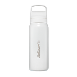 LifeStraw Go 2.0 Stainless Steel Water Filtration Bottle - 790ml - White