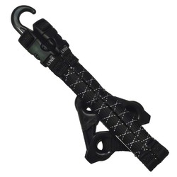 Lynx Hooks Light Sports Straps Ultimate Gear Tie-Down - Black Reflective