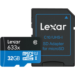 Lexar 32GB Micro SDHC USB Memory Card - 633x UHS-1