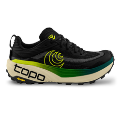 Topo Vista Mens Trail Running Shoes - Black/Lime