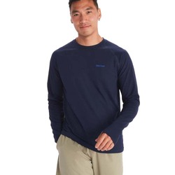 Marmot Windridge LS Mens Hiking T-Shirt - Arctic Navy