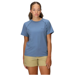 Marmot Windridge Womens Hiking T-Shirt - Rain Cloud