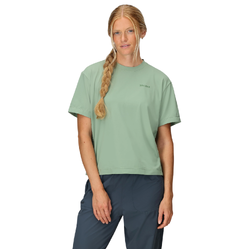 Marmot AirExchange Womens UPF 50 Short Sleeve Crew T-Shirt - Agate Green