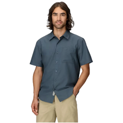 Marmot AirExchange UPF 40 Mens Short Sleeve Shirt - Thunderhead