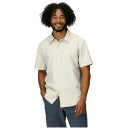 Marmot AirExchange UPF 40 Mens Short Sleeve Shirt - Birch Bark