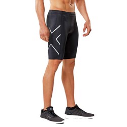 2XU Mens Compression Shorts - Black/Silver