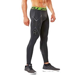 2XU Mens Refresh Recovery Tights - Black/Nero