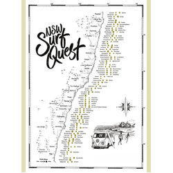The Quest Maps - The New South Wales Surf Quest - A2