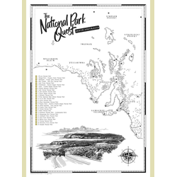 The Quest Maps - The South Australia National Park Quest - A2