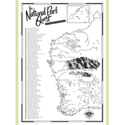 The Quest Maps - The Western Australia National Park Quest - A2