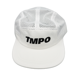 TMPO Airflow Mesh Running Cap - White