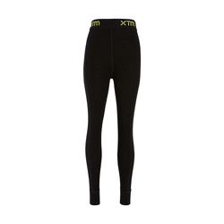 XTM Merino 230 Wool Kids Thermal Baselayer Pants - Black - 10