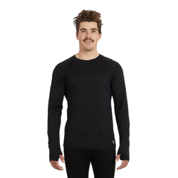 XTM Active 200 Mens Long Sleeve Merino T-Shirt - Black