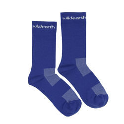 Wild Earth Original Crew Running Socks - Motion Blue