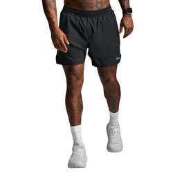 2XU Aero Mens 5in Running Shorts - Black/Silver Reflective
